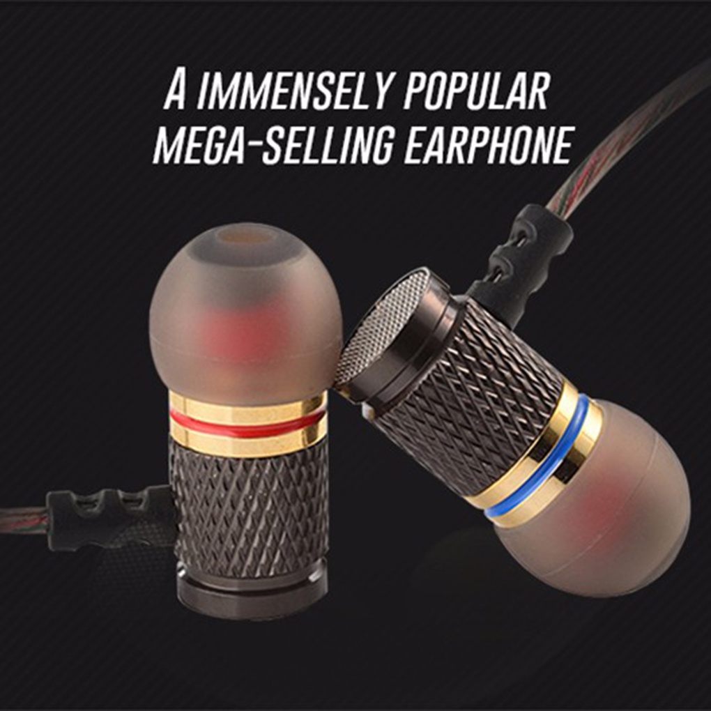 LUSHUO Tai Nghe Nhét Tai Kr Edr1 Edr2 Bằng Kim Loại Có Micro Tiện Dụng