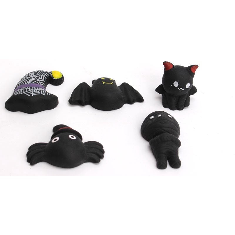 1 Đồ Chơi Bóp Giảm Căng Thẳng Hình Bí Ngô Ma Quái Halloween