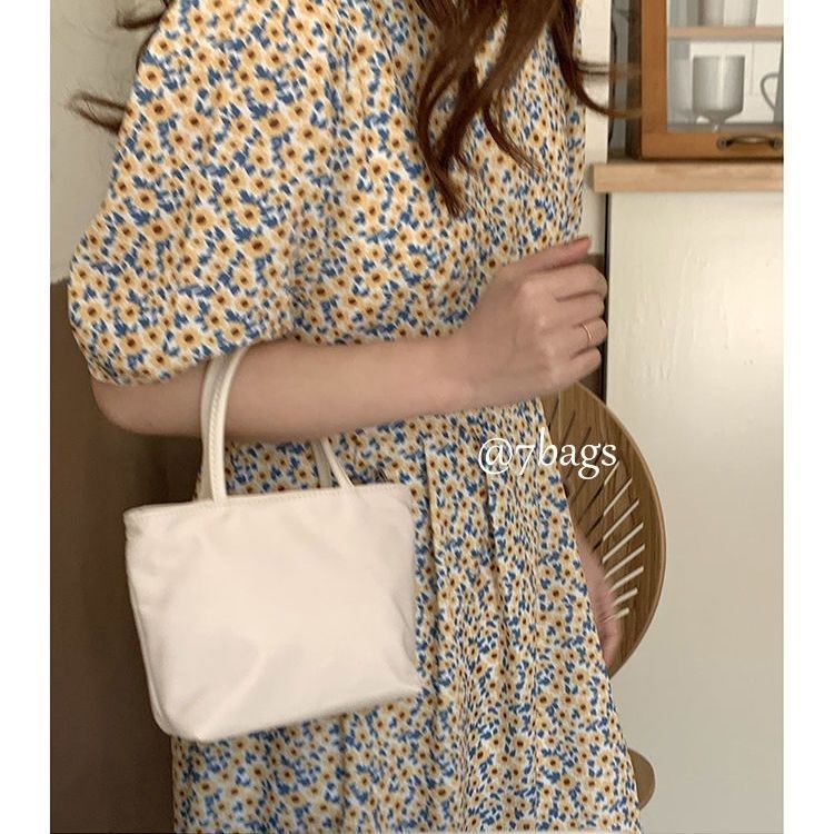 Túi Xách mini Vải oxford Màu Tương Phản Phong Cách Mới 2023