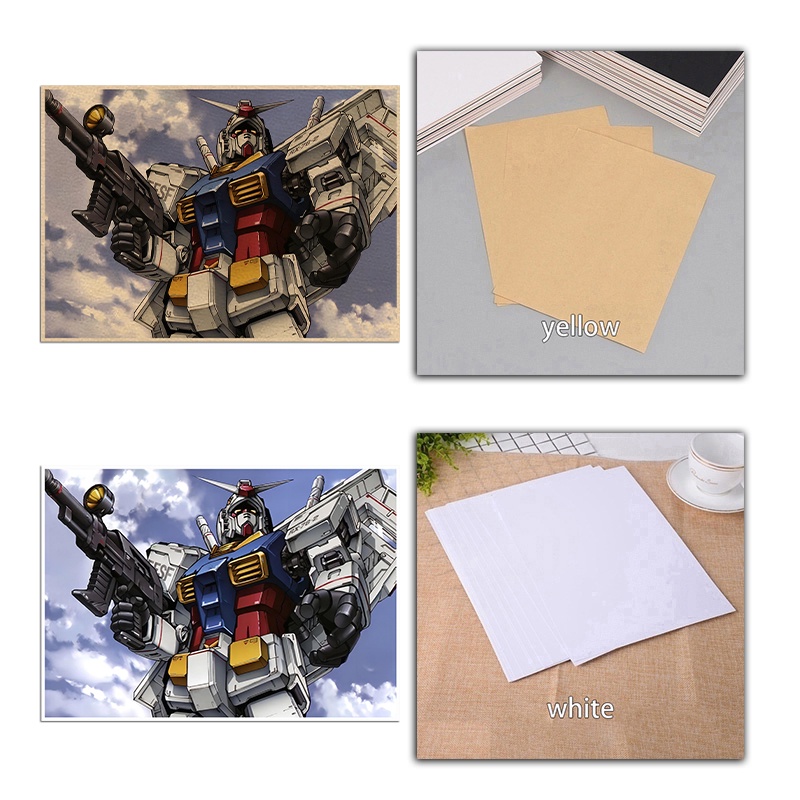 Poster Treo Tường In Hình Nhân Vật anime gundam: the witch from mercury vintage