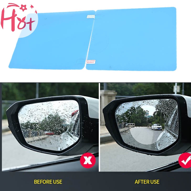 Jr Miếng Dán Kính Chiếu Hậu Chống Sương Mù / Nước Mưa Tiện Dụng Cho Xe Hơi vn