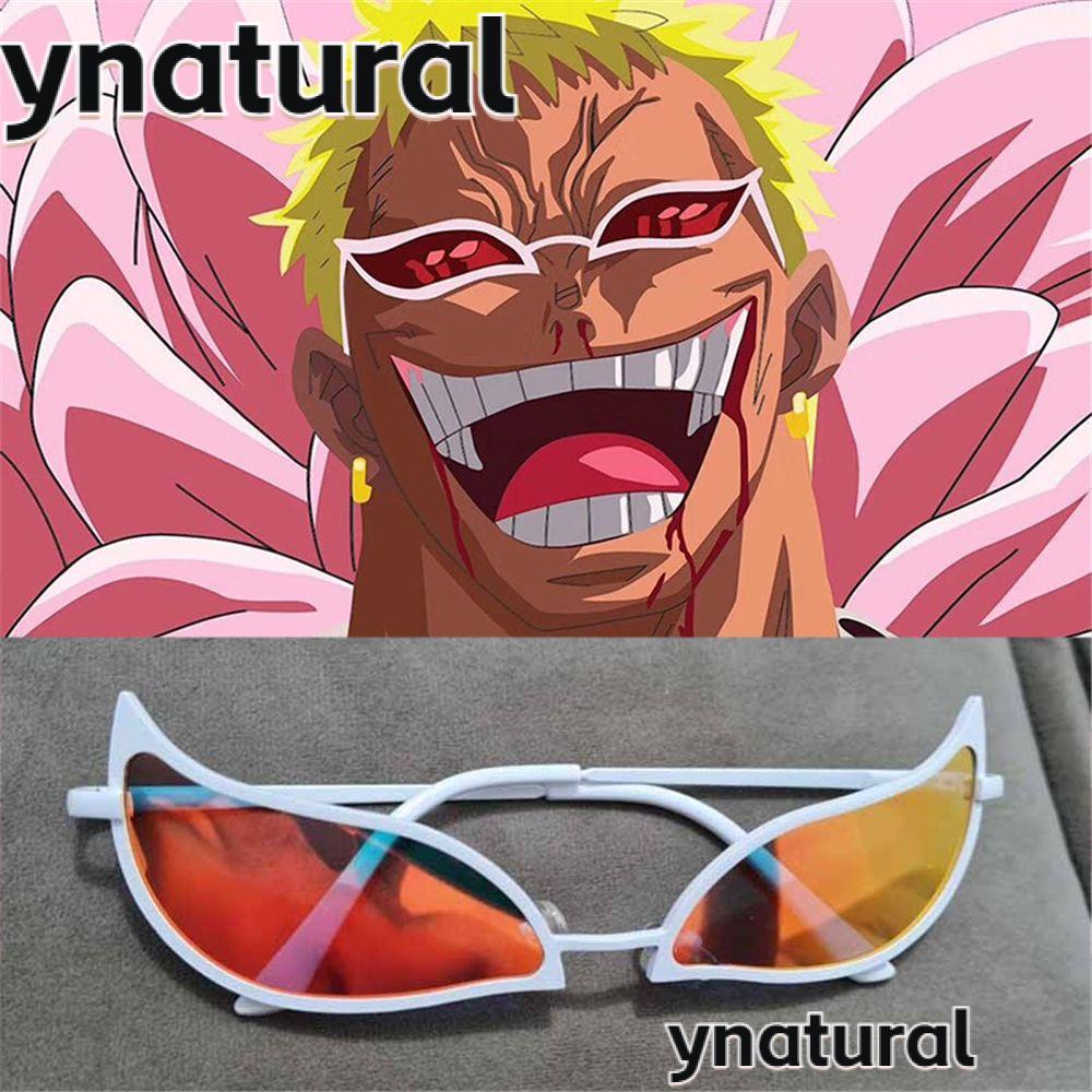 Kính râm YNATURAL Doflamingo Ngộ nghĩnh Cosplay Chống tia cực tím Joker Kính râm