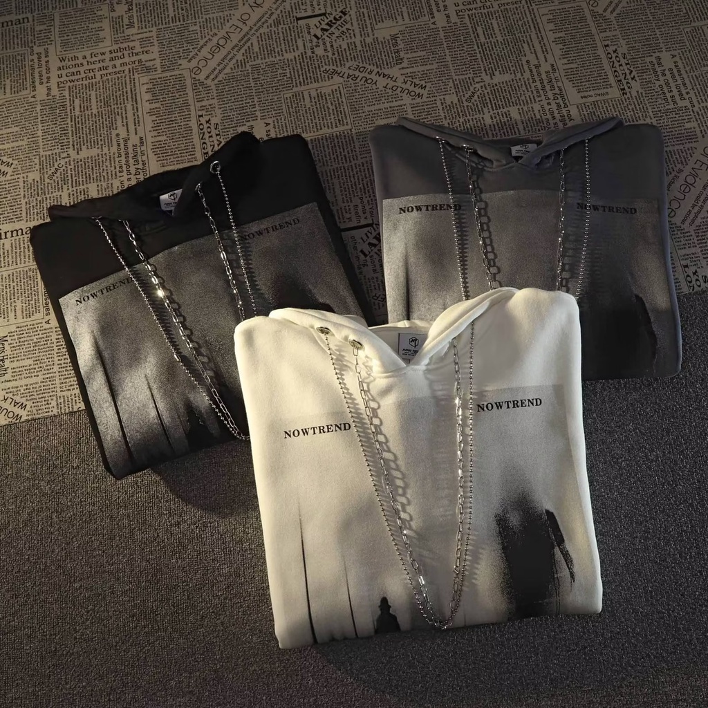 Áo Hoodie Dáng Rộng Thời Trang hip hop Cá Tính Dành Cho Nam Và Nữ