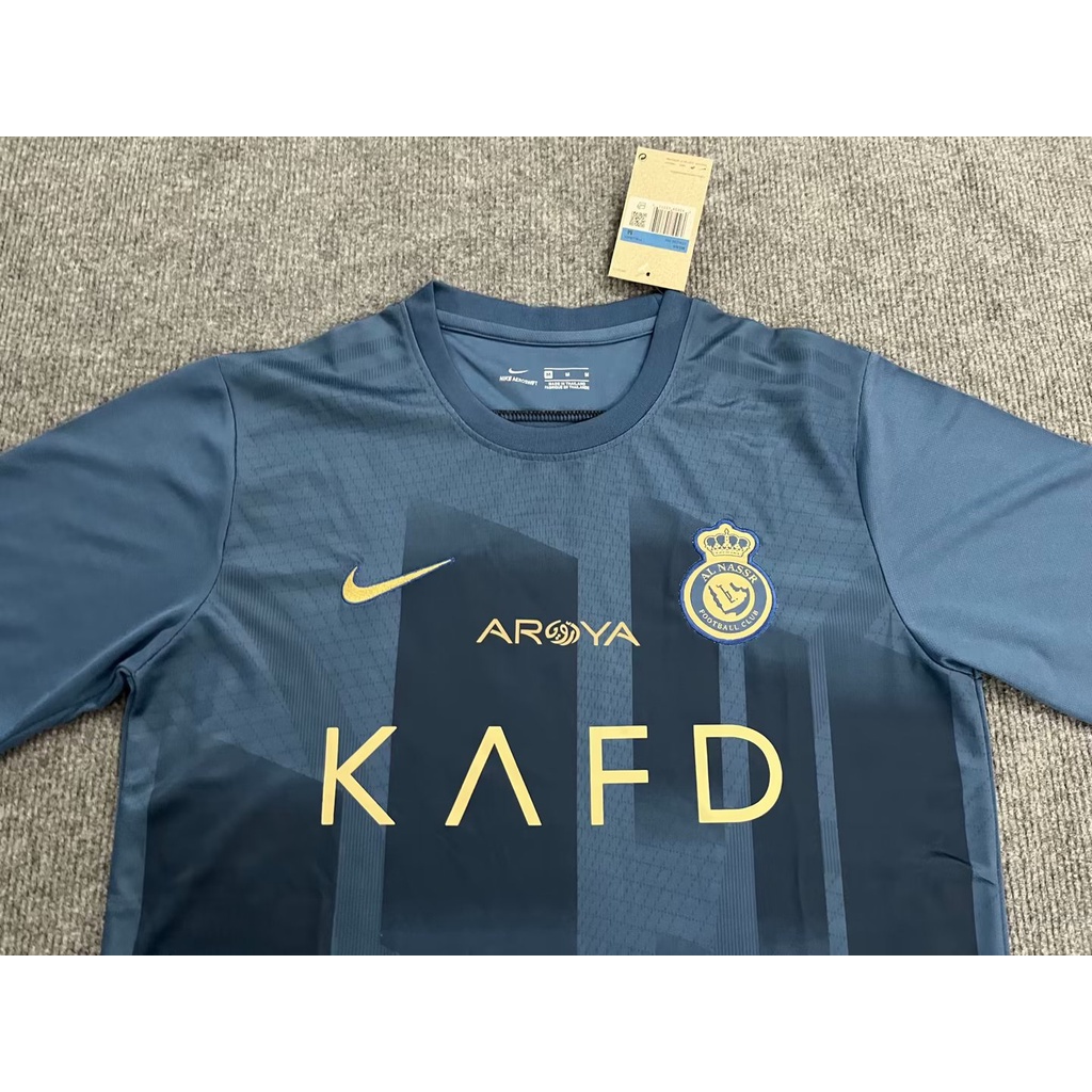 Bộ Quần Áo Thể Thao Bóng Đá Ngắn Tay Đội Tuyển al-nassr fc 2324 7 ronaldo