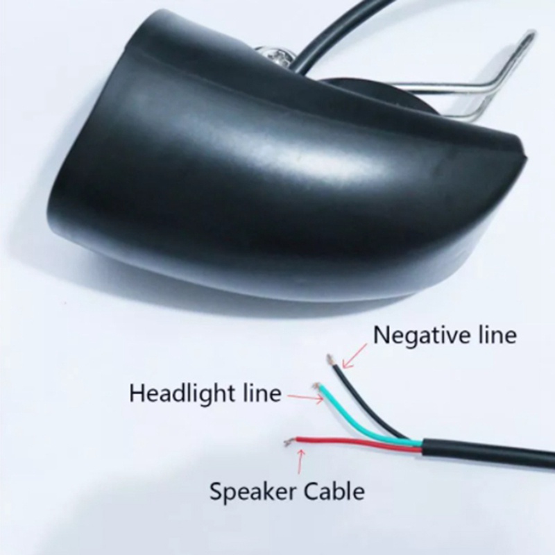Đèn Pha 4 Bóng led 36v 48v Siêu Sáng Có Còi Chuyên Dùng Cho Xe Đạp Điện