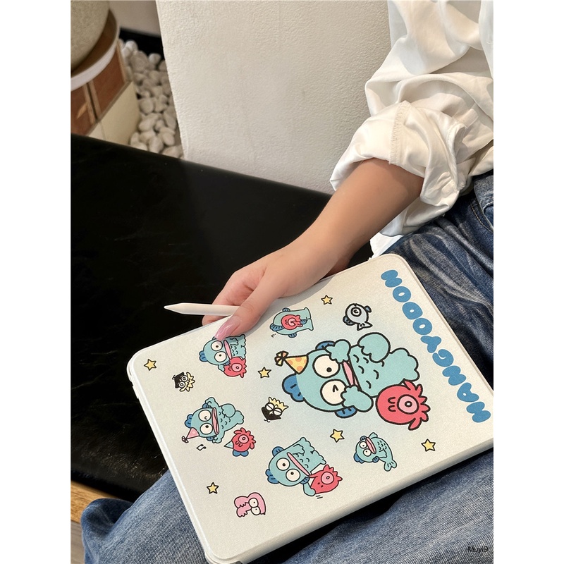 Bao Đựng Máy Tính Bảng Bằng acrylic Chống Rơi Hình Hoạt Hình Cho ipad10.2 / 10Th / 6 / 9.7 / 5 / 11 / 12.9 / 9 Ốp