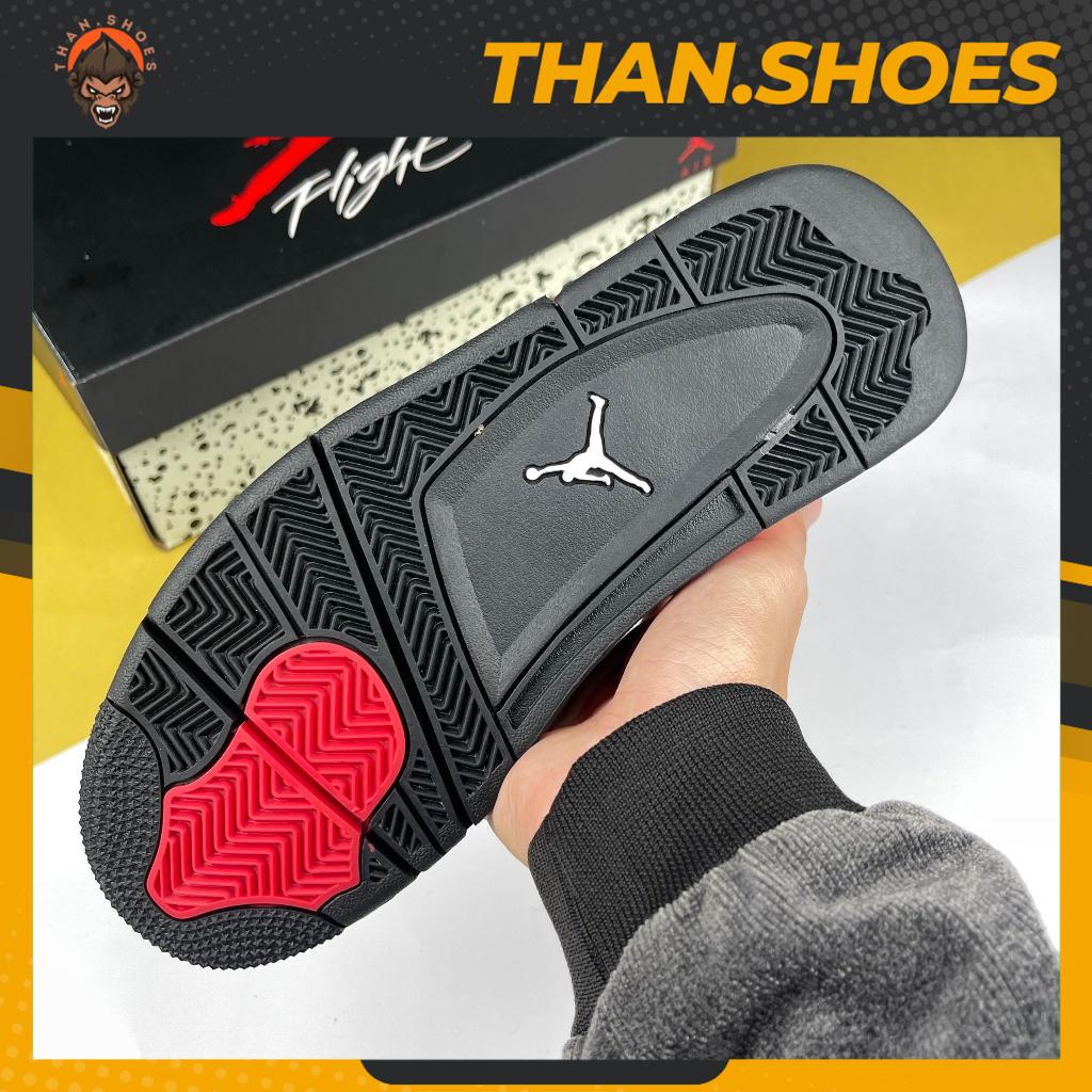 Giày JD4 Retro SE Red Thunder, JD4 Đen Đỏ - Than.Shoes