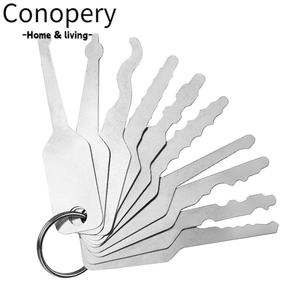 Conopery Bộ 10 Chìa Khóa Mở Cửa Hai Mặt Chất Lượng Cao