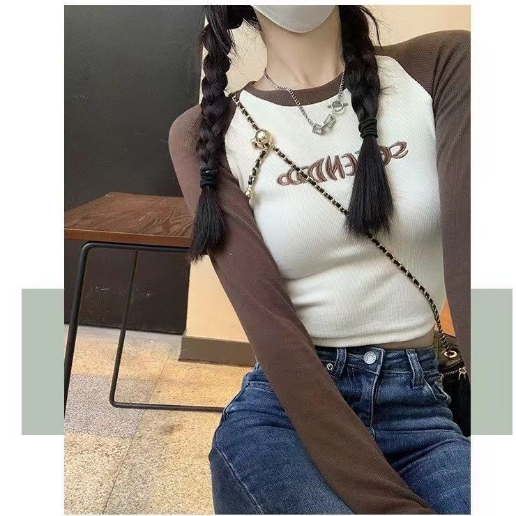 Áo Thun Dài Tay Cổ Tròn In Hình Cô Gái Gợi Cảm Hàn Quốc Cho Nữ Áo phông Nữ NZ-TX-579