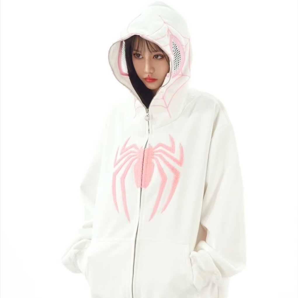 Áo Hoodie Người Nhện Nam Nữ Thêu Hình Người Nhện big size Chất Lượng Cao Cho Nam Nữ hoodie zip áo hoodie nam nữ form rộng
