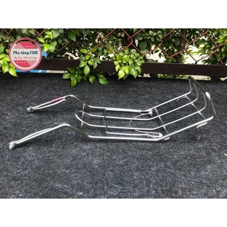 Baga giữa xe cub, dream chất liệu inox cọng tròn