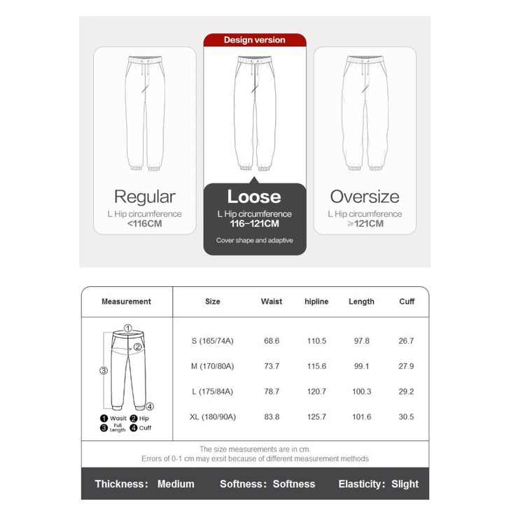 GIORDANO MEN Drawstring elastic waist loose joggers 01113103