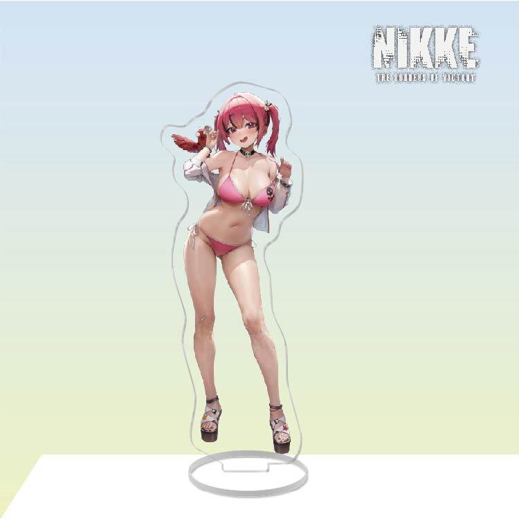 Mô hình Standee NIKKE Bikini Series Acrylic Stand Rapi Anis Neon Sexy decor góc học tập để bàn 15cm