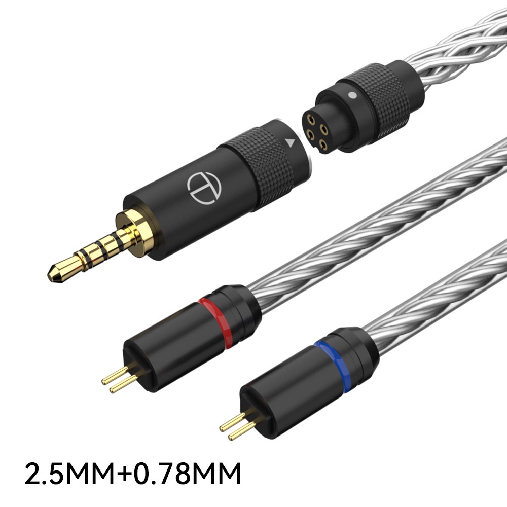 Dây Cáp Tai Nghe TRN T3 PRO 8 Lõi Bạc Nguyên Chất 2.5 / 3.5MM / 4.4MM Cho TRN V90 VX BA15 BAX ST1 TA1 MAX