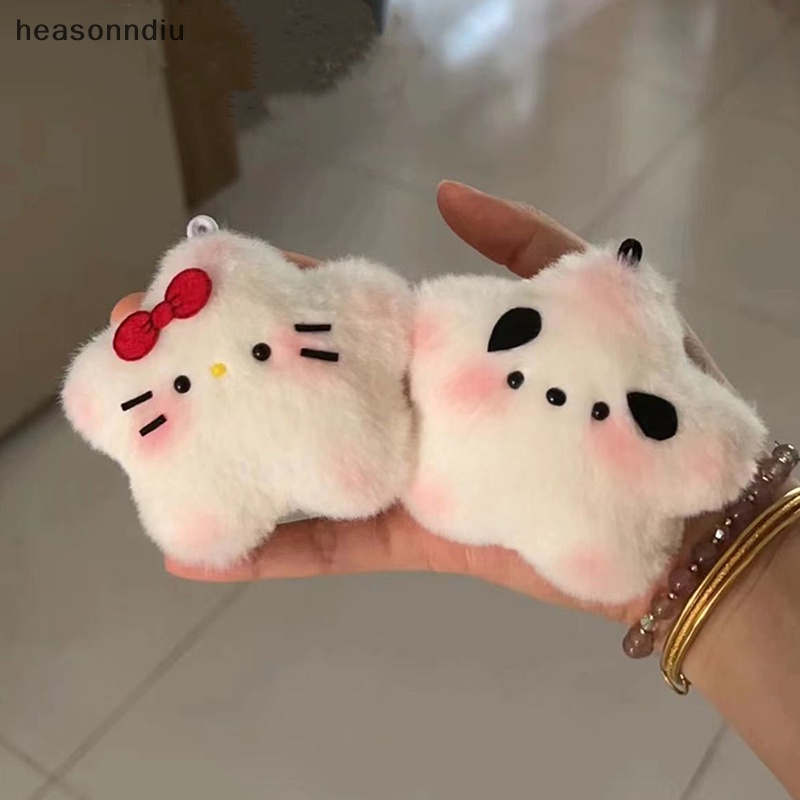 Masonndiu Móc Chìa Khóa Hình Mèo hello kitty Nhồi Bông Dễ Thương diy