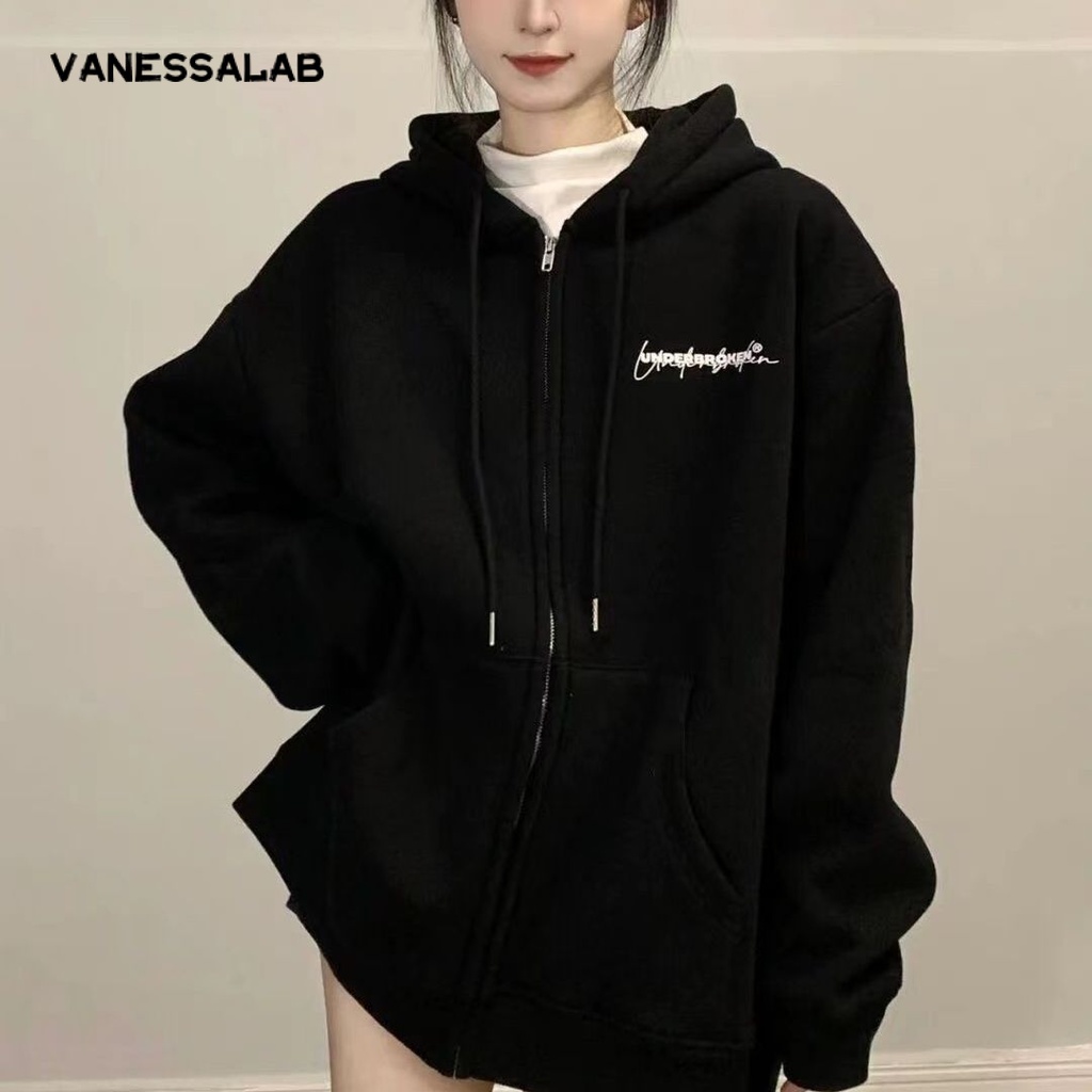 VanessaLab Áo Khoác hoodie áo khoác nữ zip hoodie comfortable Thanh lịch Thông thường Phong cách WWY2390WEI37Z230913