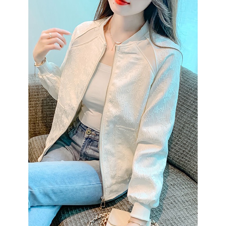 Mới Áo Khoác Bóng Chày Tay Dài Phong Cách Trung Hoa Thời Trang Xuân Thu 2023 Cho Nữ