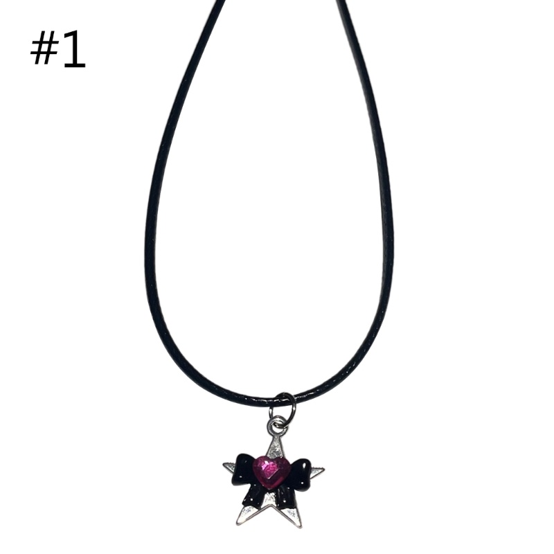 Vòng cổ choker Mặt Hình Ngôi Sao / Bông Hoa / Bướm Độc Đáo Thời Trang Cho Nữ