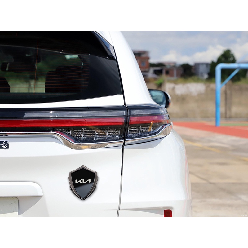 Nhãn Dán Trang Trí Cửa Sổ Xe Hơi Bằng Hợp Kim Kẽm Hình Tam Giác Cho kia cadenza ceed forte k9 optoma Pico rio sorento soul sportage