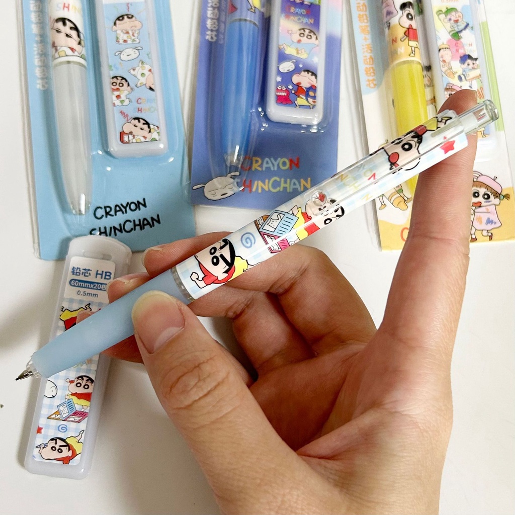 1 Bút Chì Màu Ngòi 0.5mm In Hình Cậu Bé Bút Chì Dễ Thương
