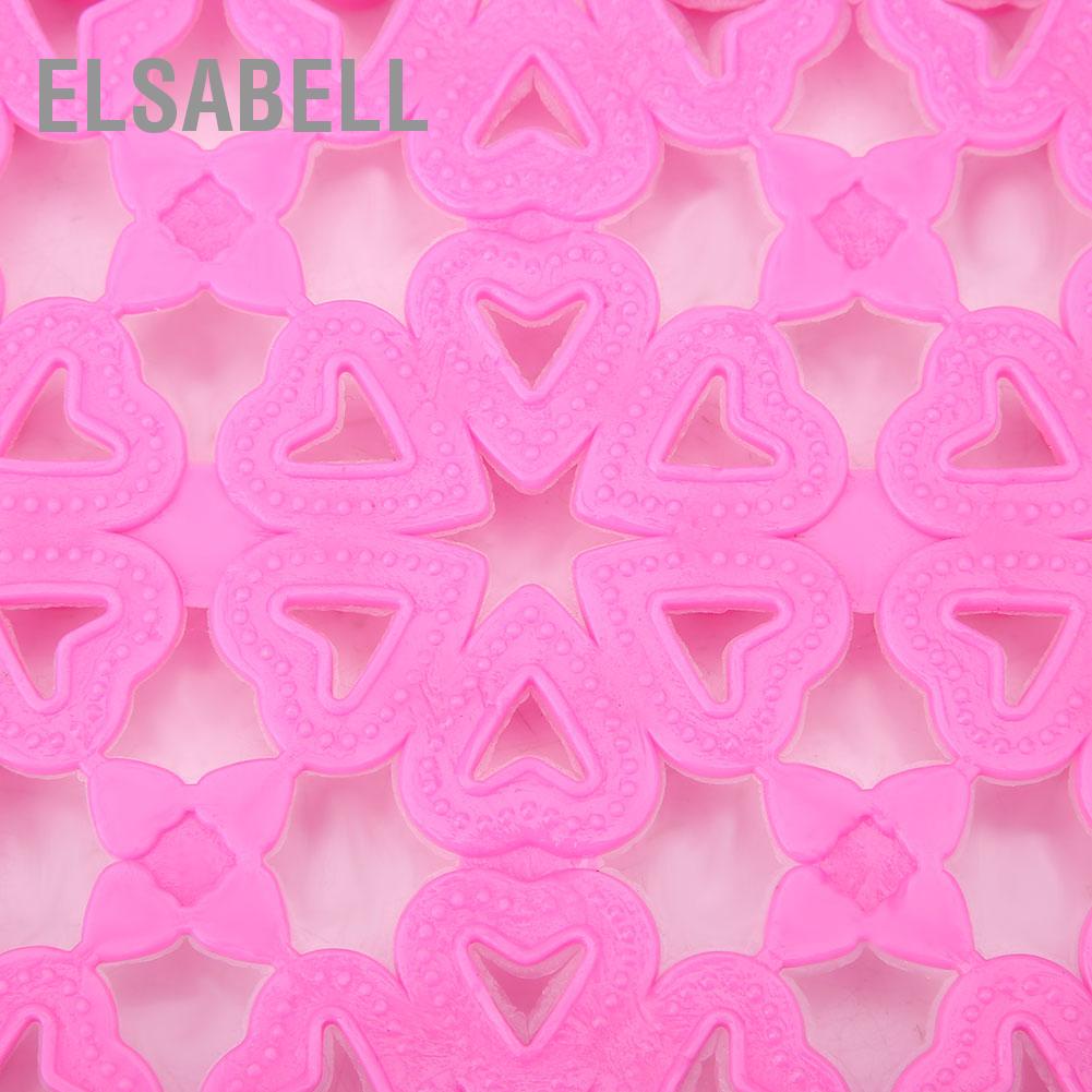 Elsabell 4 Màu Sắc Chó Mèo Thú Cưng Thảm Nhựa Ghép Rỗng Chống Trượt Cho Lồng Sàn Phòng Tắm