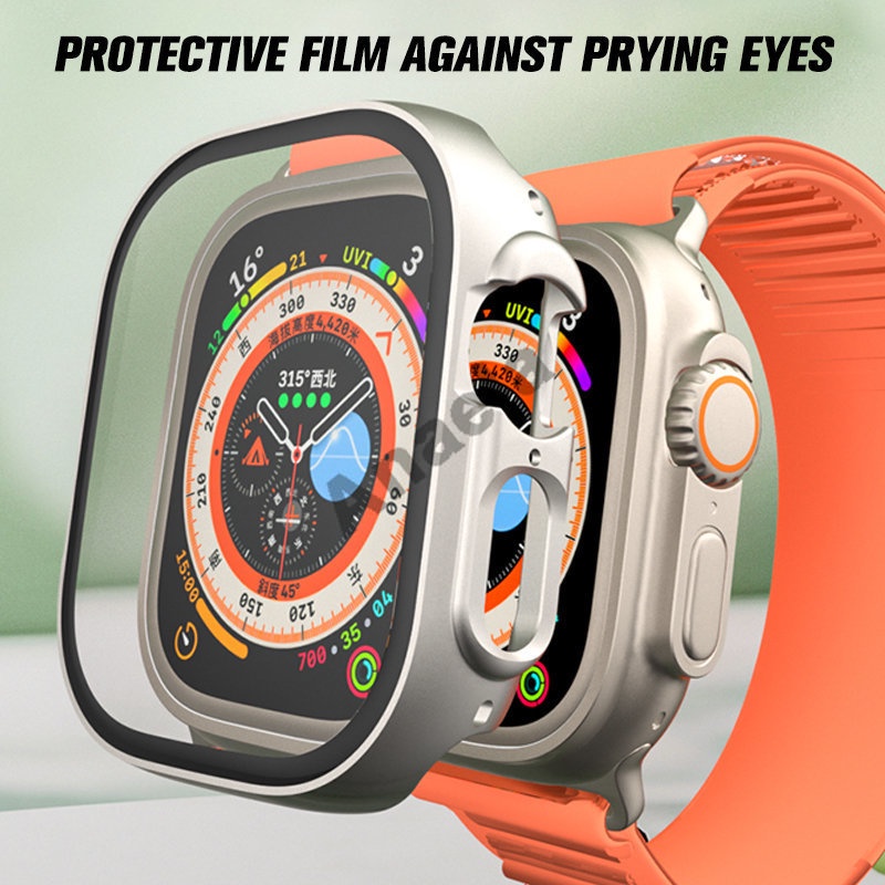 Kính Cường Lực Chống Nhìn Trộm hd Dành Cho apple watch ultra 2 49mm case 40mm 44mm 45mm iwatch 9 8 7 se 6