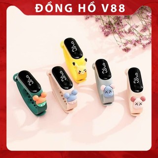 Đồng hồ điện tử Led trẻ em nhân vật hoạt hình ngộ nghĩnh - Đồng Hồ V88