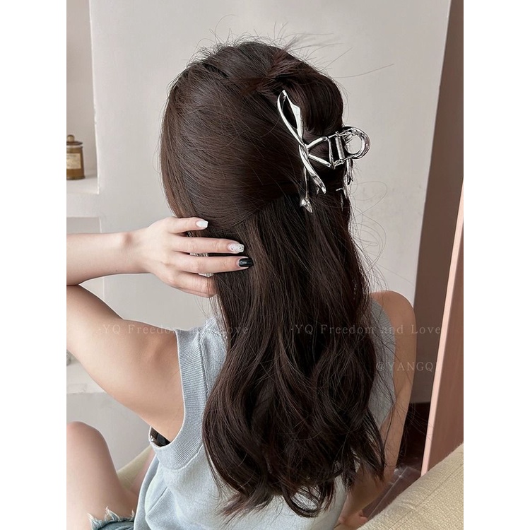 Kẹp Tóc Hình Nơ Bằng Kim Loại Phong Cách Mới 2023