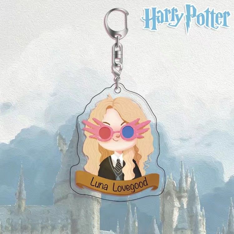 Harry potter Móc Khóa Hai Mặt Bằng acrylic Hình Nhân Vật Hoạt Hình Trong harry potter