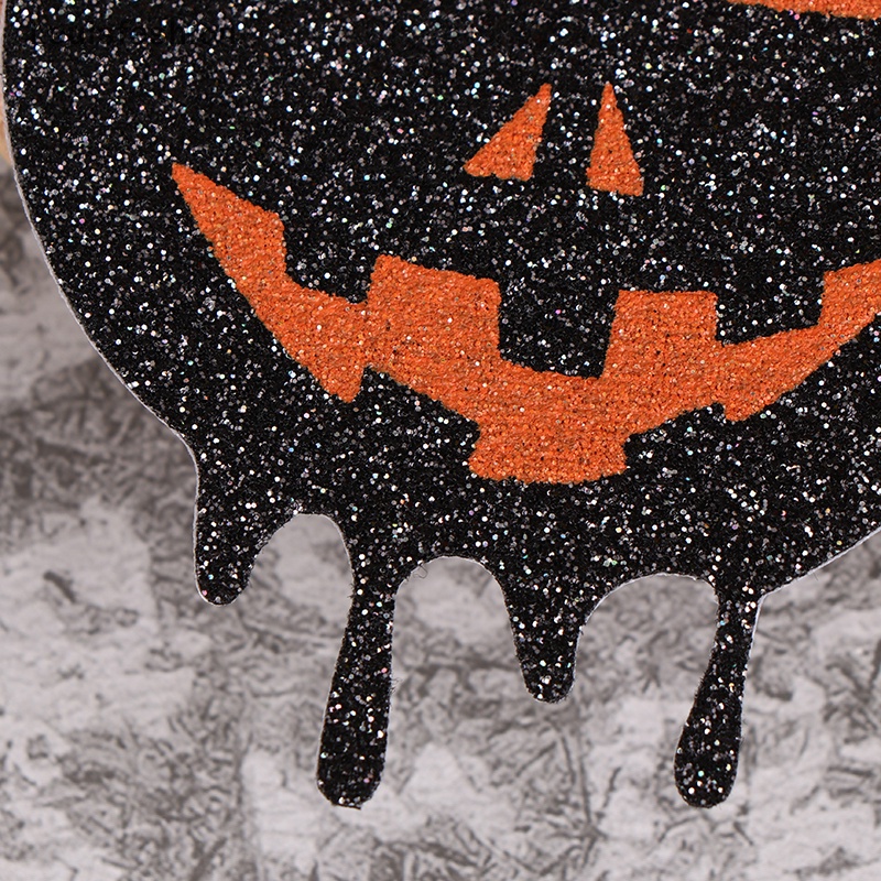 Louis Thời Trang 2 Cặp Miếng Dán Ngực Hình Nhện / Dơi / Bí Ngô Màu Đen Dùng Một Lần