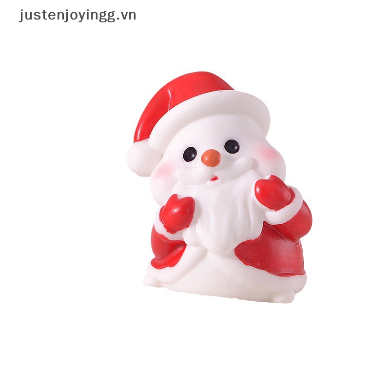 1 Mô Hình Tuần Lộc Giáng Sinh mini Bằng Nhựa resin Trang Trí Tiểu Cảnh