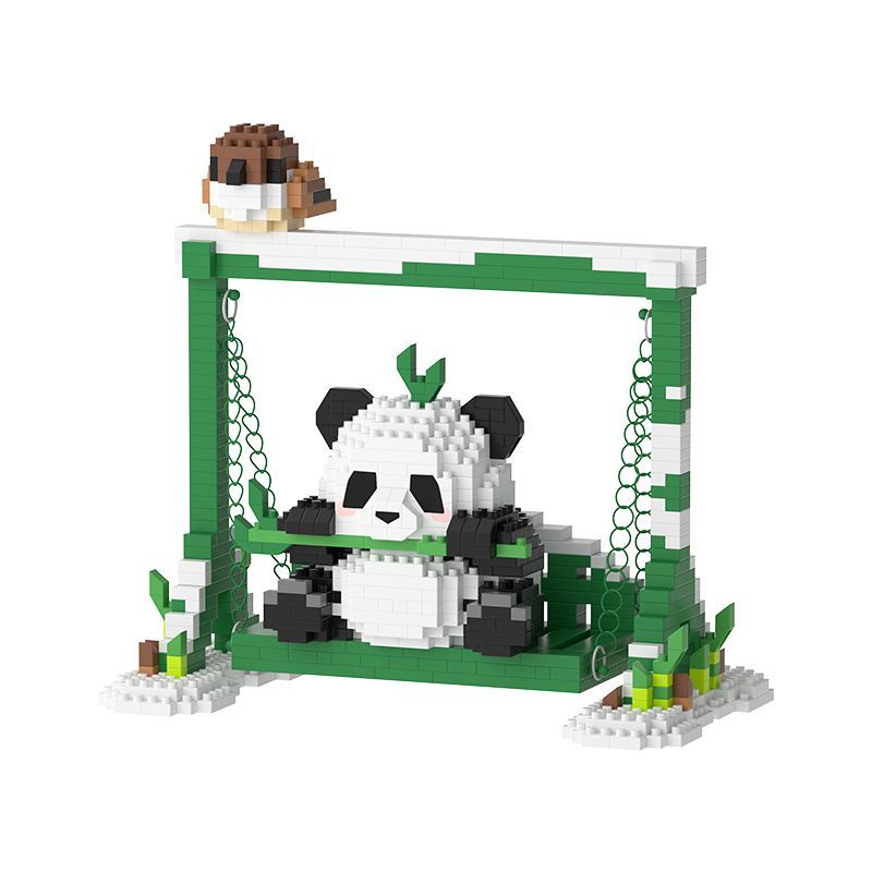 Đồ Chơi Xếp Hình lego Gấu Trúc mini Dễ Thương