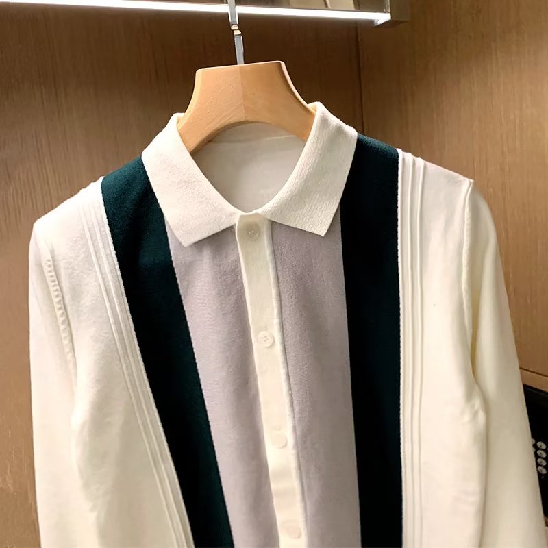 Áo Khoác cardigan Dệt Kim Mỏng Nhẹ Phong Cách retro Thời Trang Dành Cho Nam Giới