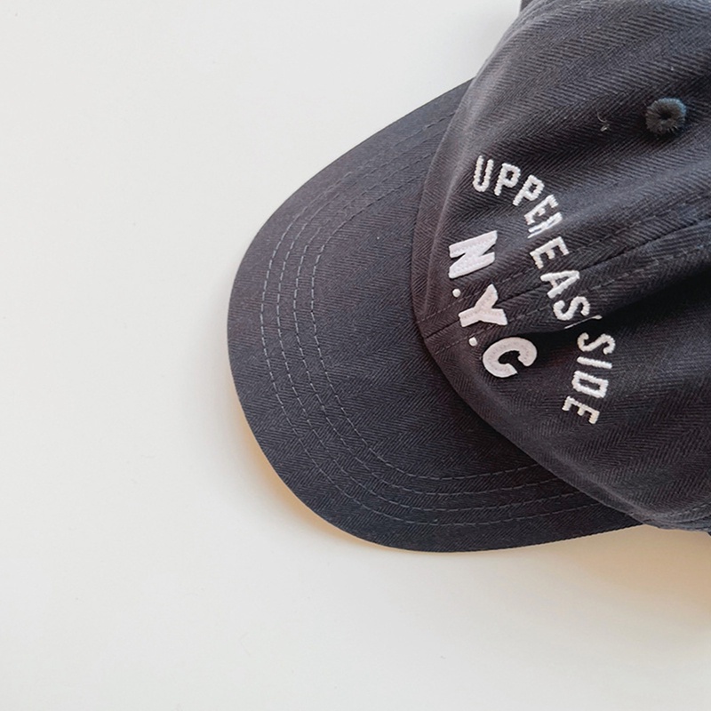 Mũ Lưỡi Trai Thêu Chữ nyc Thời Trang Xuân Hè Cho Bé