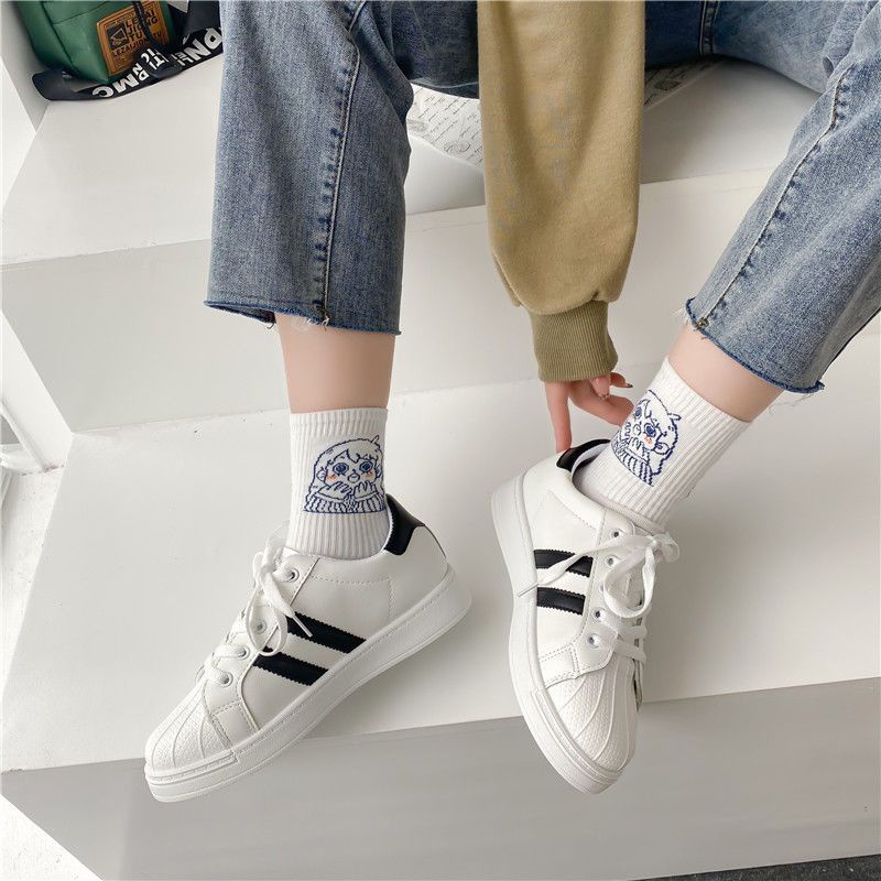 Giày Thể Thao Hở Ngón Màu Trắng Thời Trang Dành Cho Nữ