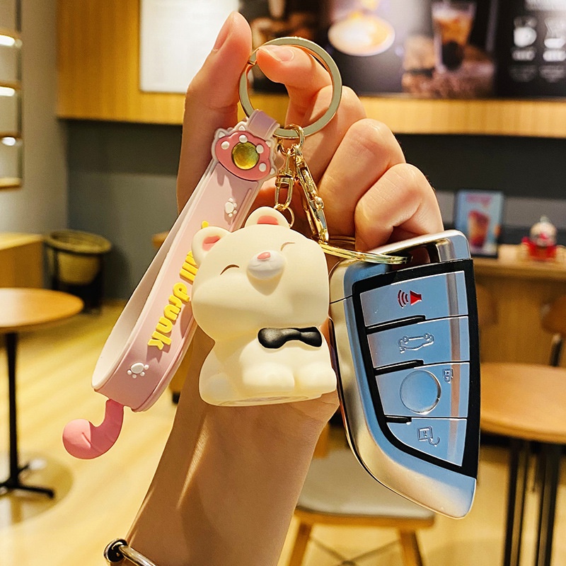 Móc Khóa Hình Động Vật Hoạt Hình Xinh Xắn