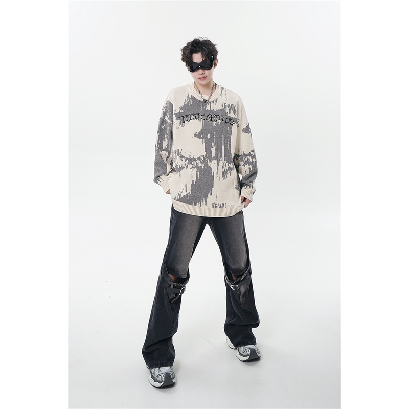 Áo sweater Dáng Rộng Phong Cách Thời Trang Đường Phố Mỹ Mùa Thu Mới 2023