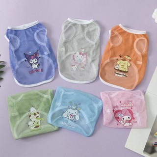 Áo Lưới Sát Nách Mùa Xuân Hè Mát Mẻ Cho Thú Cưng Cỡ Vừa Và Lớn sanrio