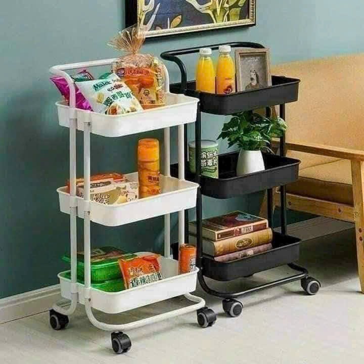 Kệ Spa 3 Tầng Cao Cấp Có Bánh Xe Siêu Xịn Sò