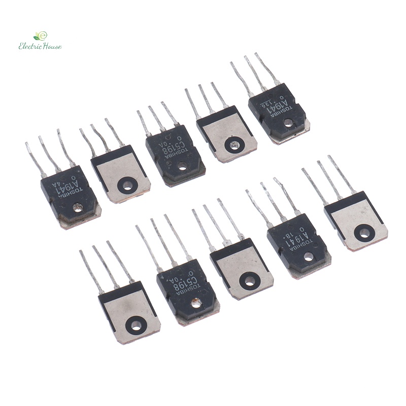 Set 10 Bóng Bán Dẫn Chính Hãng 2sc5198 2sa1941 to3p to-3p