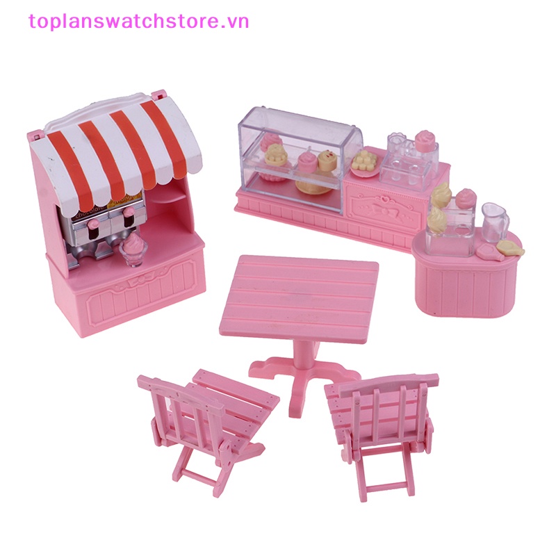 Toplanswatchstore Mô Hình Tủ Đựng Bánh Kem mini Tỉ Lệ 1: 12 Trang Trí Nhà Búp Bê vn