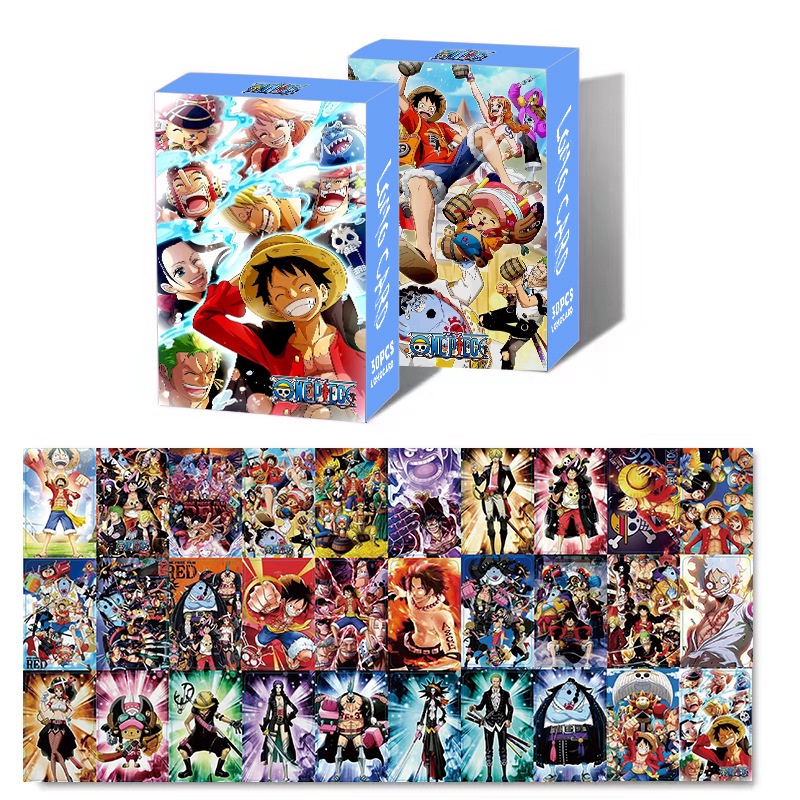Demon Slayer Jujutsu Kaisen ONE PIECE Lomo Card Photocard 30pcs/box