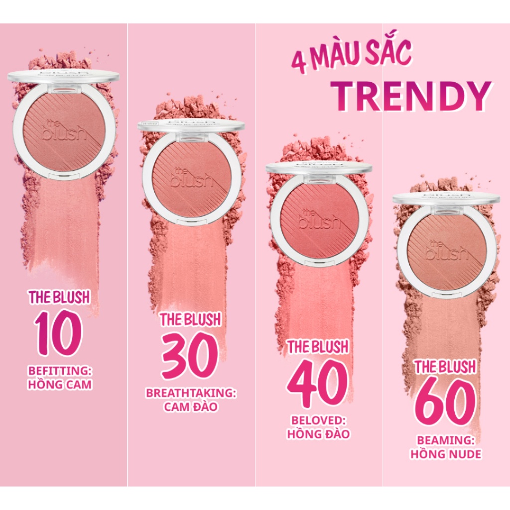 Phấn má hồng Essence The Blush hạt nhẹ mịn dễ bám lớp trang điểm tự nhiên 5g