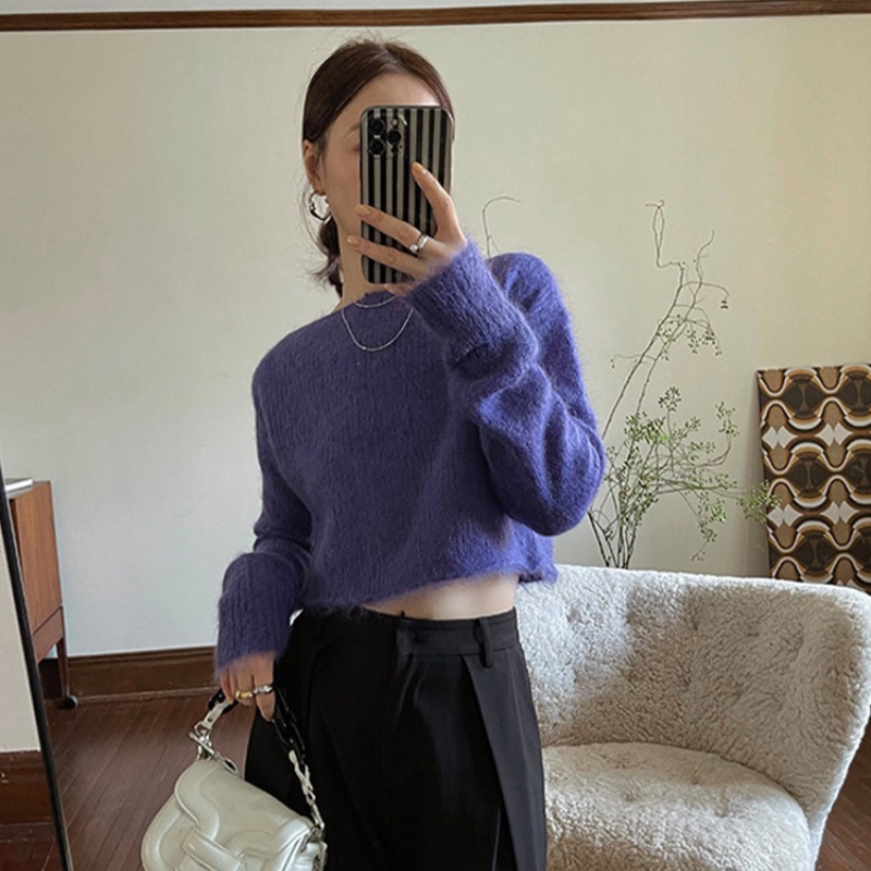 Áo len nữ Áo Len Dài Tay Thiết Kế Mới Thời Trang Dành Cho Mùa Thu Đông áo len croptop