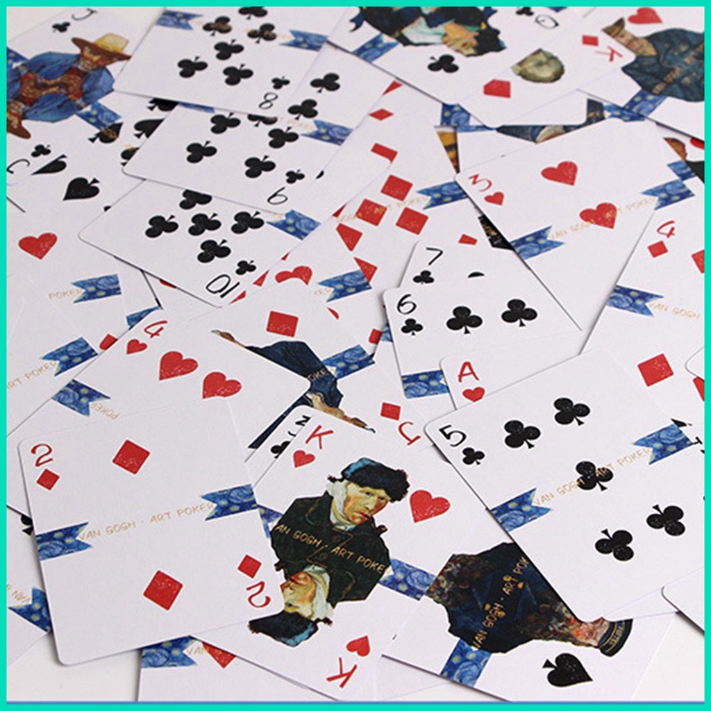 Bộ Thẻ Bài poker Nghệ Thuật Của Họa Sĩ van gogh