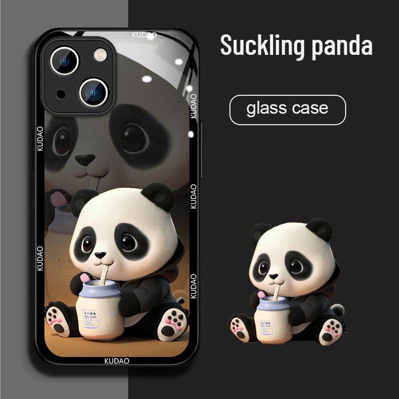 Ốp Điện Thoại Silicon Hình Gấu Trúc Uống Sữa vivo y20 y11 y12 y15 y17 y15s y15a y16 y21 y21s y33s y22s y35 y36 y78 plus y02s y20s y21t Y33 Y50S