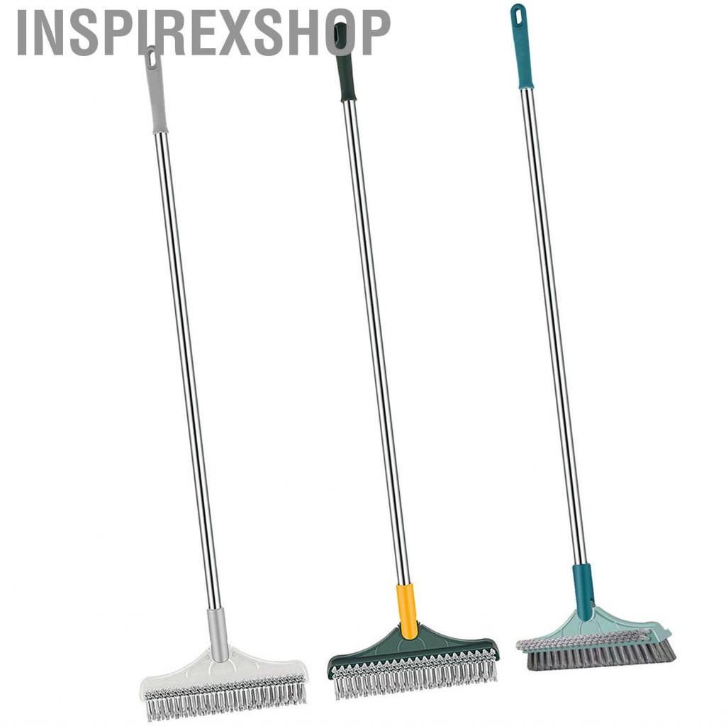 Inspirexshop Floor Brush Scrubber  Easy To Storage Multifunctional Highly Efficient Two Sided for Garage