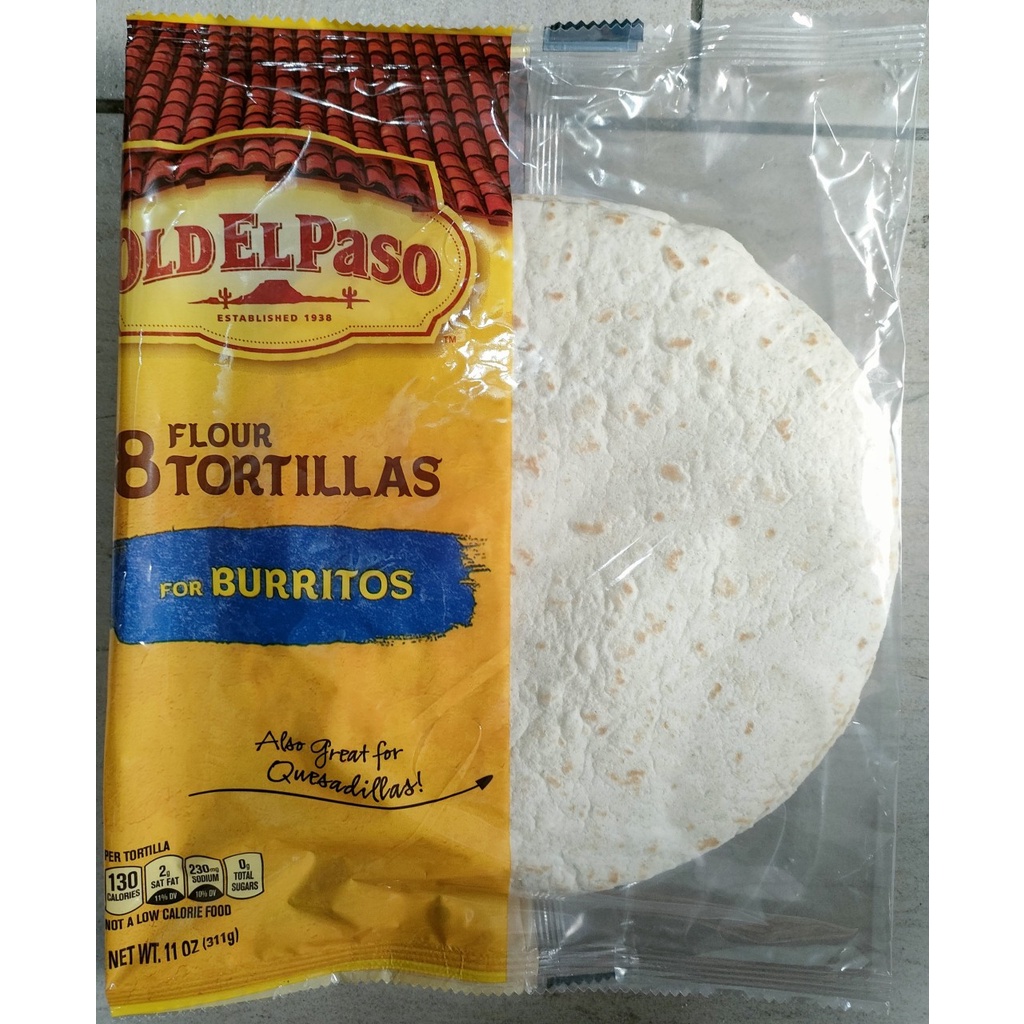 Vỏ Bánh Tortillas 232g và 311g -Date : 20.02.2024 - Xuất Xứ : Mỹ