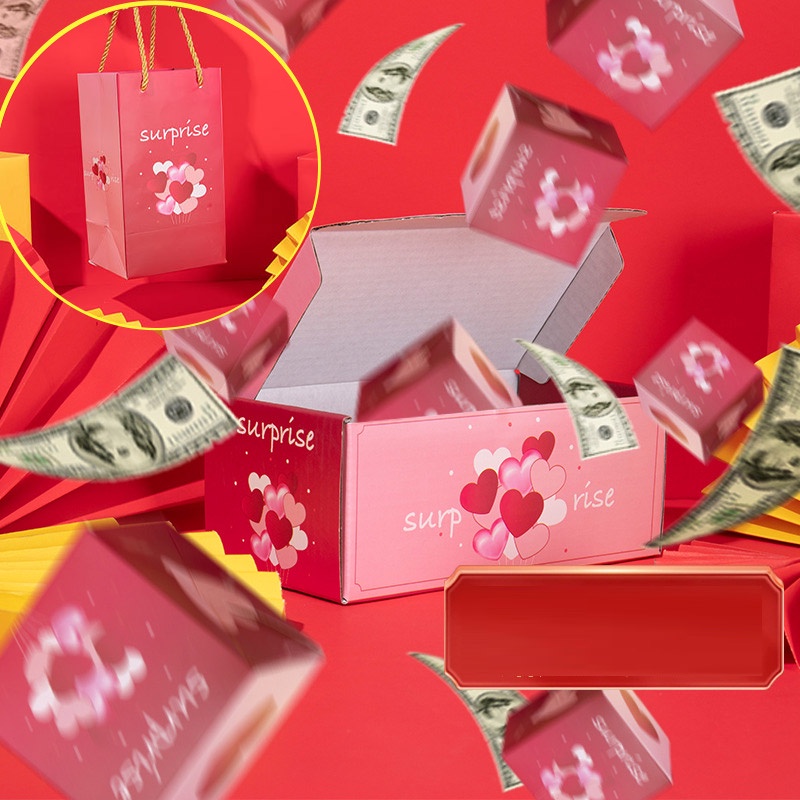 Ya surprise Hộp Quà Tặng Sinh Nhật Phong Cách Trung Hoa Sáng Tạo Có Thể Gấp Lại