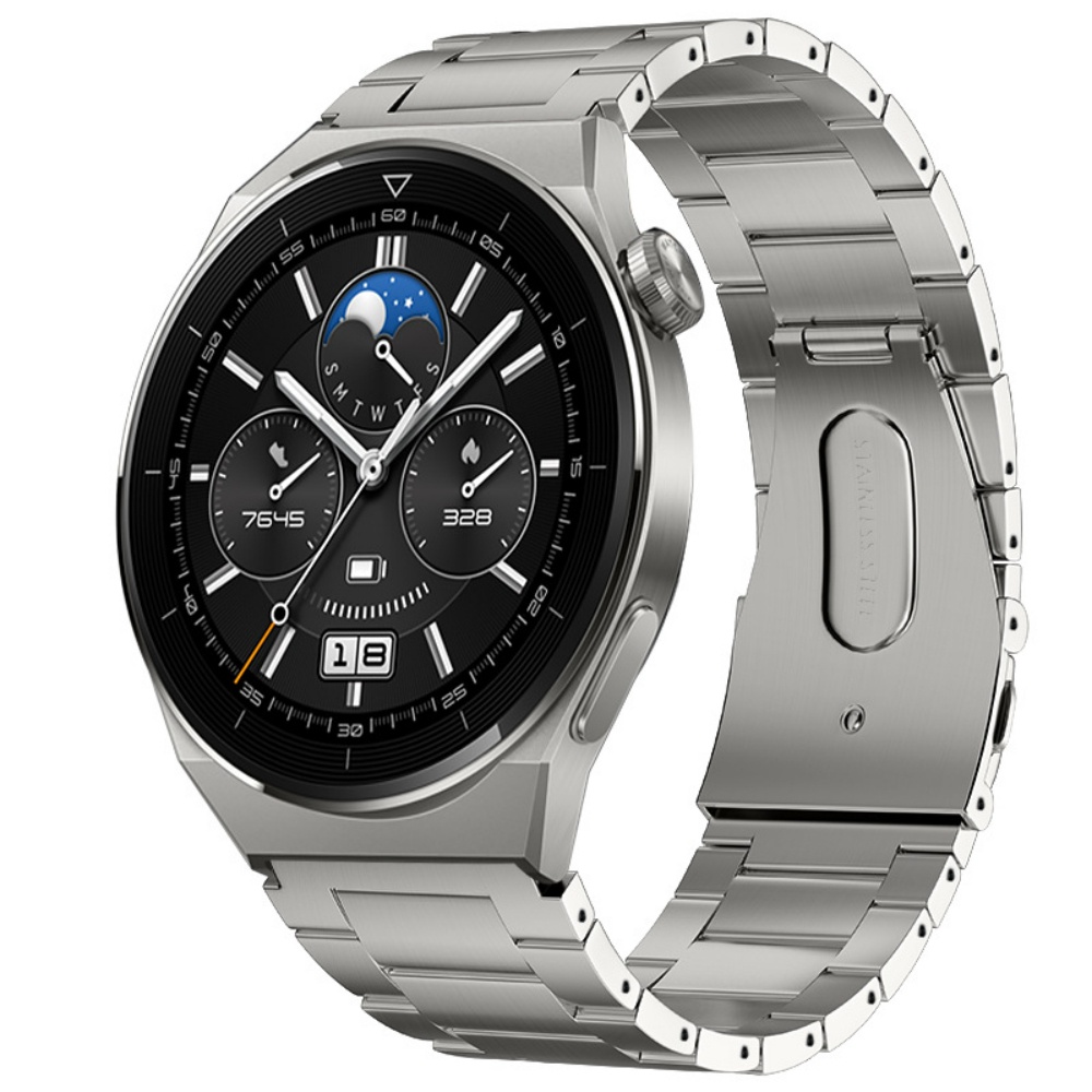 Dây Đeo Bằng Thép Titan Không Gỉ 22mm Cho Đồng Hồ Thông Minh huawei watch 4 / 3 / gt3 pro / samsung watch 3 / s3 / amazfit gtr / stratos